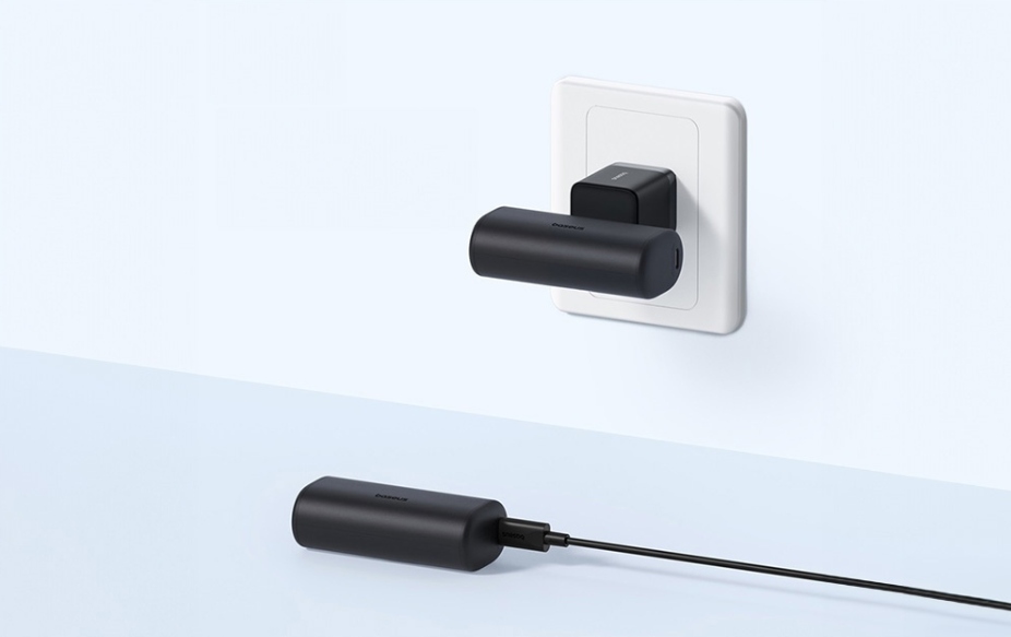 Išorinė baterija Baseus Compact 5000mAh 20 W Lightning juodas belsilt Išorinė baterija Baseus Compact 5000mAh 20 W Lightning juodas