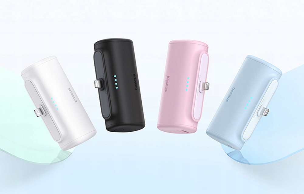 Išorinė baterija Baseus Compact IP 5000mAh 20 W baltas + USBC kabelis USBC belsilt Išorinė baterija Baseus Compact IP 5000mAh 20 W baltas + USB C kabelis USB C
