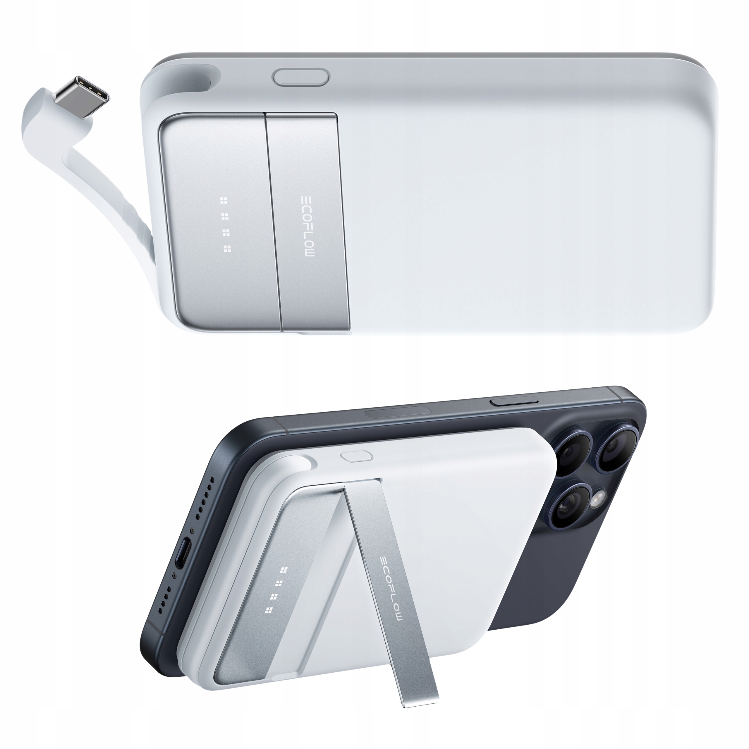 Išorinė baterija magnetinis EcoFlow Rapid 5000mAh 30 W 15 W USBC mėlynas belsilt Išorinė baterija magnetinis EcoFlow Rapid 5000mAh 30 W 15 W USB C mėlynas