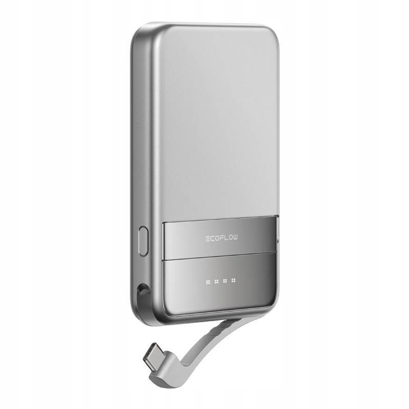 Išorinė baterija magnetinis EcoFlow Rapid 5000mAh sidabrinis belsilt Išorinė baterija magnetinis EcoFlow Rapid 5000mAh sidabrinis