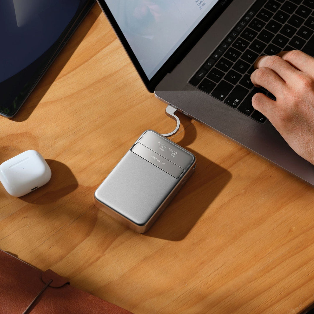 Išorinė baterija magnetinis EcoFlow Rapid 5000mAh sidabrinis belsilt Išorinė baterija magnetinis EcoFlow Rapid 5000mAh sidabrinis