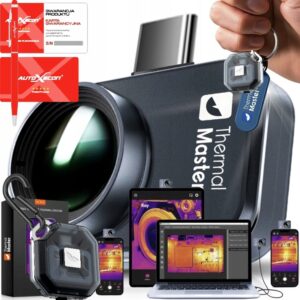 Kamera termovizinė USB P2 Pro-20–600°C+uždangalas makro 256x152+dėklas Nemokamai