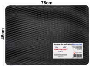Kilimėlis prie kačių tualeto 45 × 78 cm, atsparus vandeniui ir iš EVA – SMART POCKET
