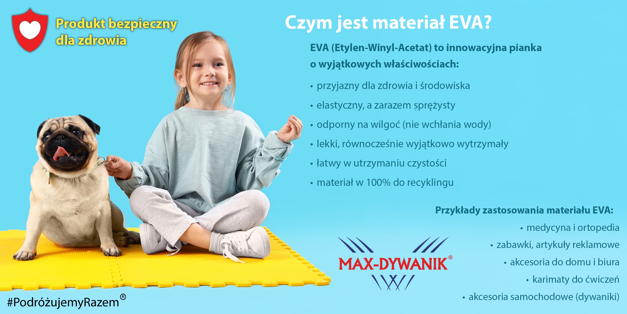 Kilimėlis prie kačių tualeto 45 × 78 cm, atsparus vandeniui ir iš EVA – SMART POCKET