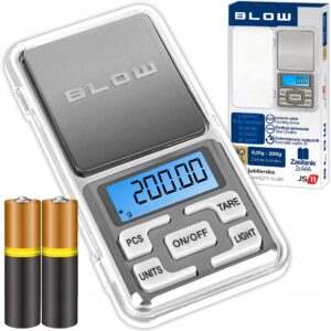Kišeninės precizinės svarstyklės iki 200 g 001 g tikslumas apšviečiamas LCD ekranas ir taros funkcija juvelyrikos darbams ir kolekcijoms