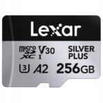 Kortelė atminties Lexar microSDXC Professional Silver Plus UHS I V30 256GB
