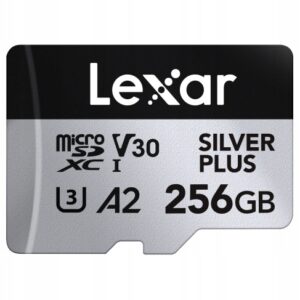 Kortelė atminties Lexar microSDXC Professional Silver Plus UHS I V30 256GB