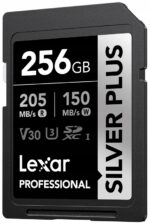 Kortelė Sdxc Professional Silver Plus 256GB R205  W150