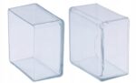 Kvadratinės PVC kėdžių kojų apsaugos 5 × 5 cm skaidrios 12 vnt  Flyshop