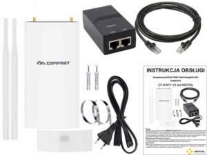 Lauko WiFi prieigos taškas N300 300 Mbps su PoE ir maršrutizatoriaus režimu
