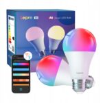 Lepro B2 2 išmanioji lemputė LED Įvairiaspalvė LightGPM 4 rinkinys 2 vnt