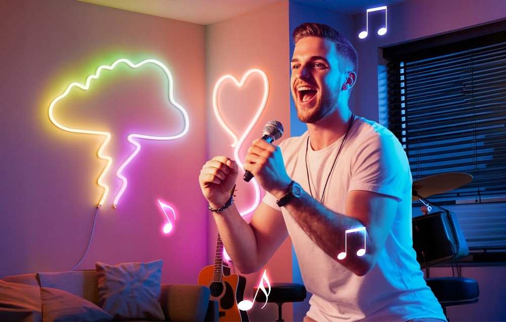 Lepro N15 išmanioji LED juosta Įvairiaspalvė 5m RGB WiFi Bluetooth AI belsilt Lepro N1 5 išmanioji LED juosta Įvairiaspalvė 5m RGB Wi Fi Bluetooth AI