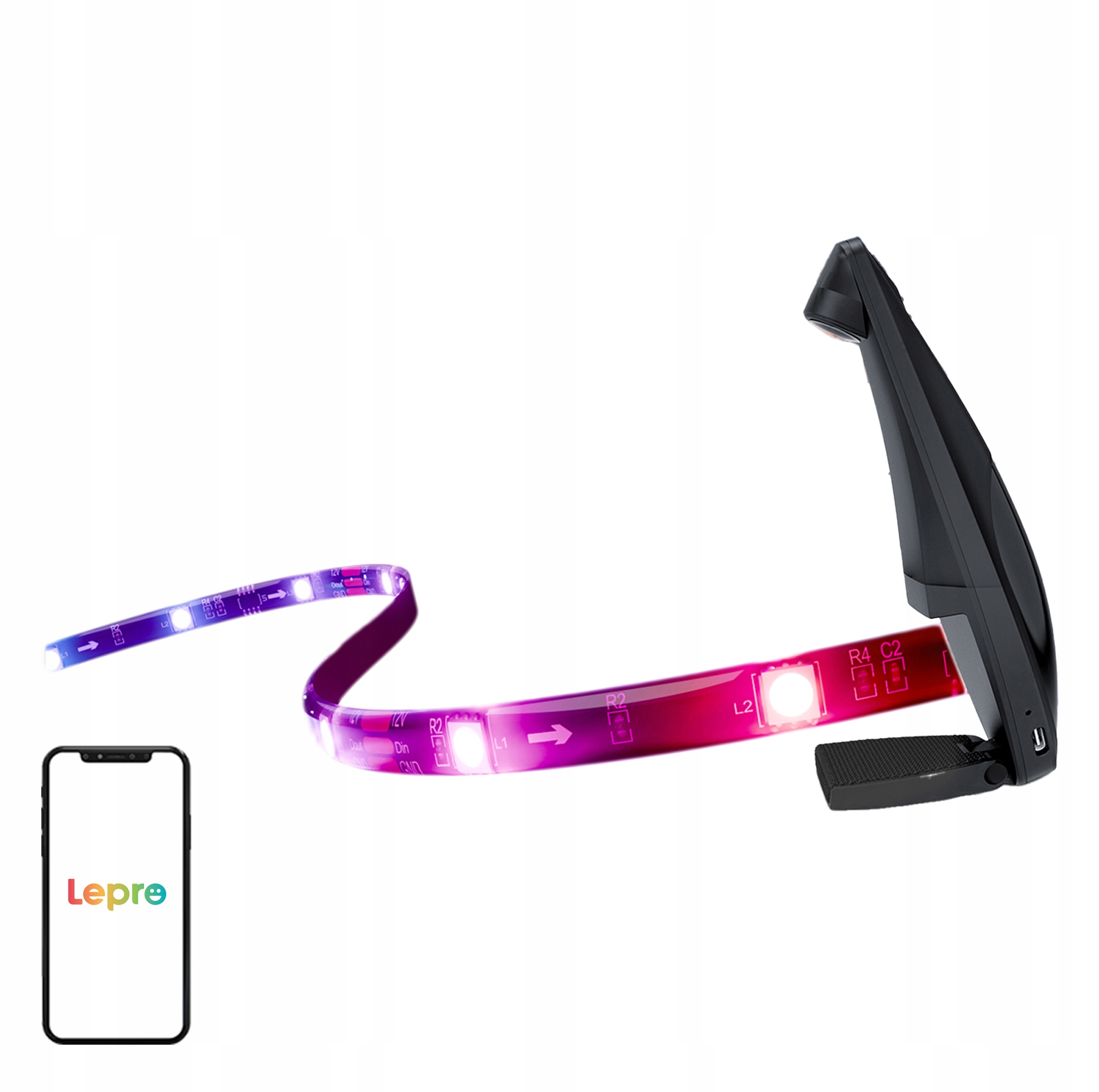 Lepro STV1 išmanioji LED juosta TV 36m Ekranu WiFi RGB belsilt Lepro STV1 išmanioji LED juosta TV 36m Ekranu Wi Fi RGB