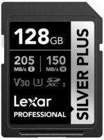 Lexar kortelė atminties Professional Silver Plus Sdxc 128GB R205  W150 V30