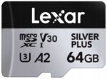 Lexar Professional Silver Plus 64GB microSDXC UHS I  Aukšta