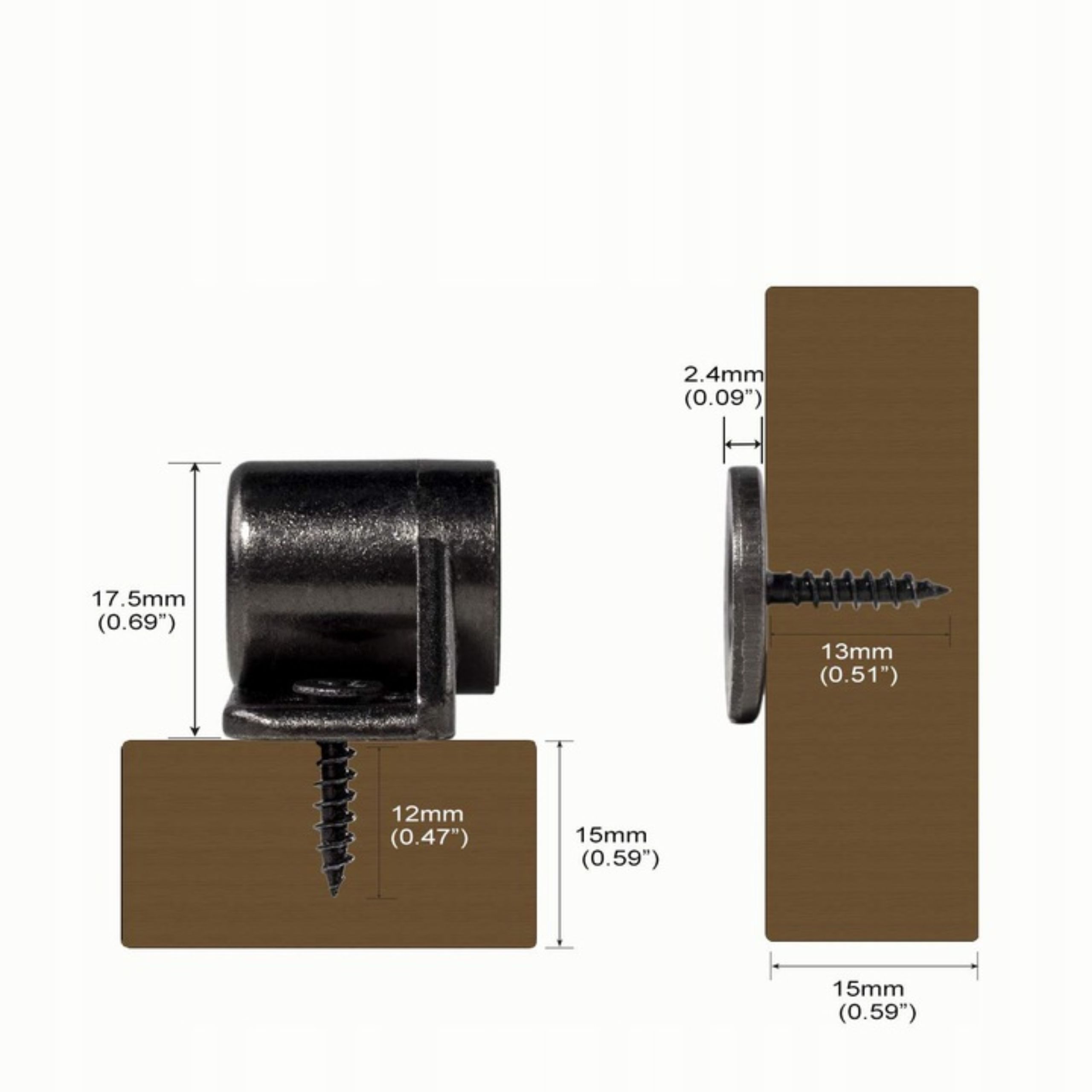magnetiniaidurulaikikliaiirpritraukejai2595977 belsilt Gunmetal spalvos magnetinis spintelių fiksatorius 25 kg 1 vnt