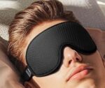 maskadospaniawaoaw belsilt Akių kaukė miegui 3D šviesą blokuojanti reguliuojama kelionėms dienos poilsiui