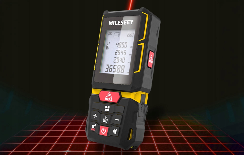 Mileseey G7 tolimatis lazerinis 100m USBC LCD ekranas LCD Laser belsilt Mileseey G7 tolimatis lazerinis 100m USB C LCD ekranas LCD Laser