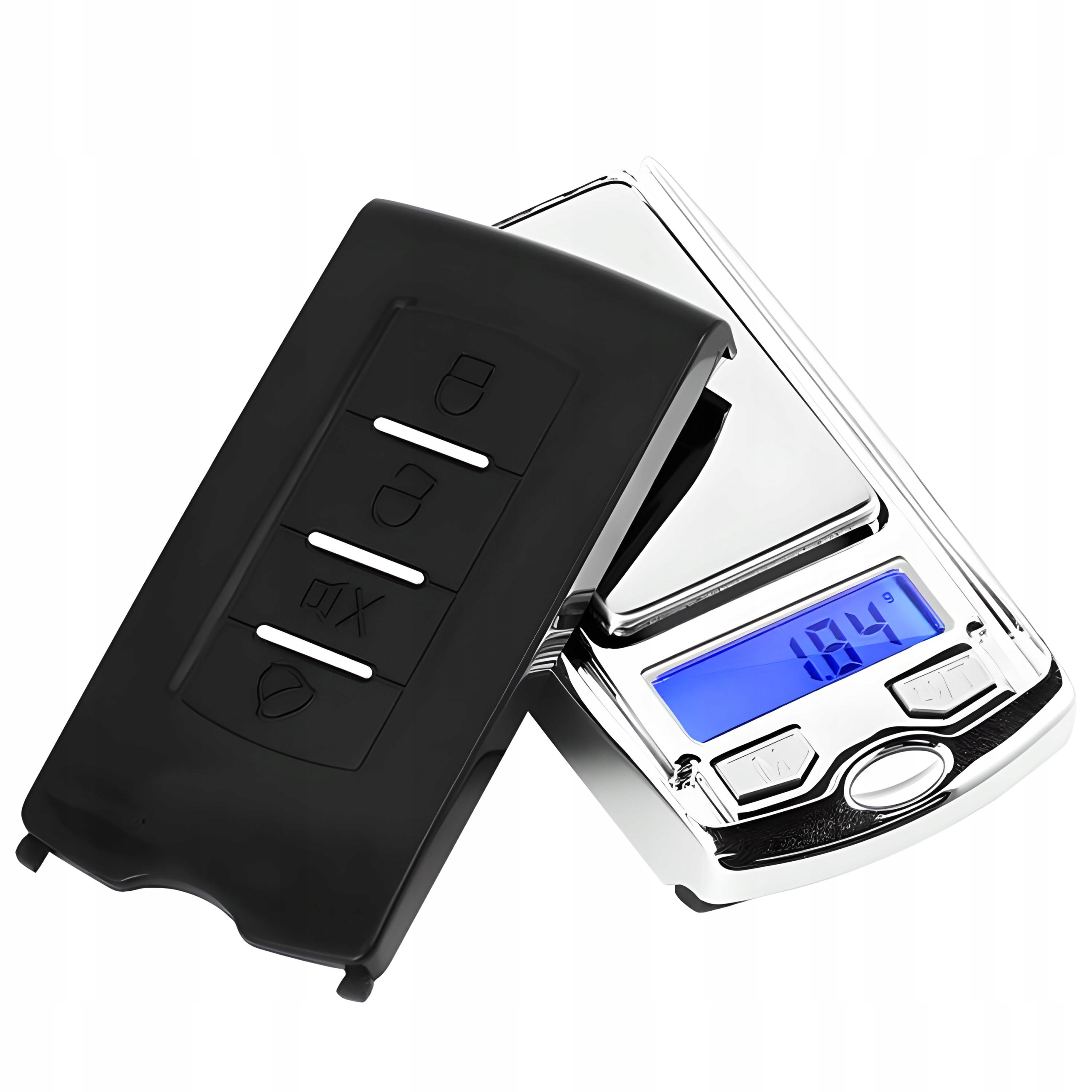 Mini juvelyrinės svarstyklės automobilio rakto formos iki 100 g 001 g tikslumas apšviečiamas LCD ekranas belsilt Mini juvelyrinės svarstyklės automobilio rakto formos iki 100 g 001 g tikslumas apšviečiamas LCD ekranas