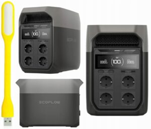 Nešiojama Stotelė Maitinimo EcoFlow Delta 3 1024 Wh 1800 W programėlė belsilt Nešiojama Stotelė Maitinimo EcoFlow Delta 3 1024 Wh 1800 W programėlė