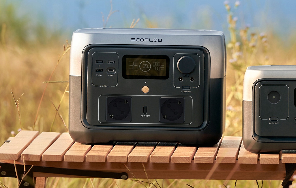 Nešiojama Stotelė maitinimo EcoFlow River 2 max 512Wh XBoost 1000 W USBC AC belsilt Nešiojama Stotelė maitinimo EcoFlow River 2 max 512Wh X Boost 1000 W USB C AC