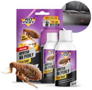 NO PEST Flea Shot koncentratas nuo blusų namams 50 ml
