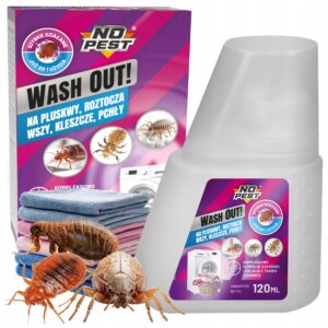 NO PEST Wash Out skalbimo priemonė nuo blusų tekstilėje 120 ml