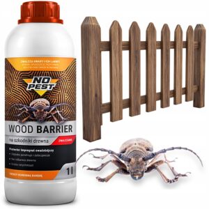 No Pest Wood Barrier 1 l permetrino priemonė nuo kinivarpų ir medienos kenkėjų