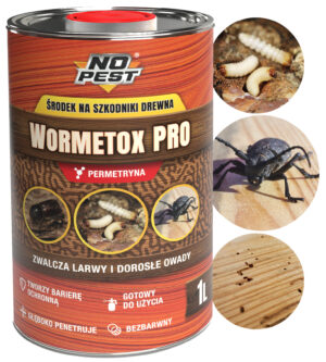 No Pest Wormetox Pro 1 l impregnantas nuo kinivarpų ir medienos kenkėjų