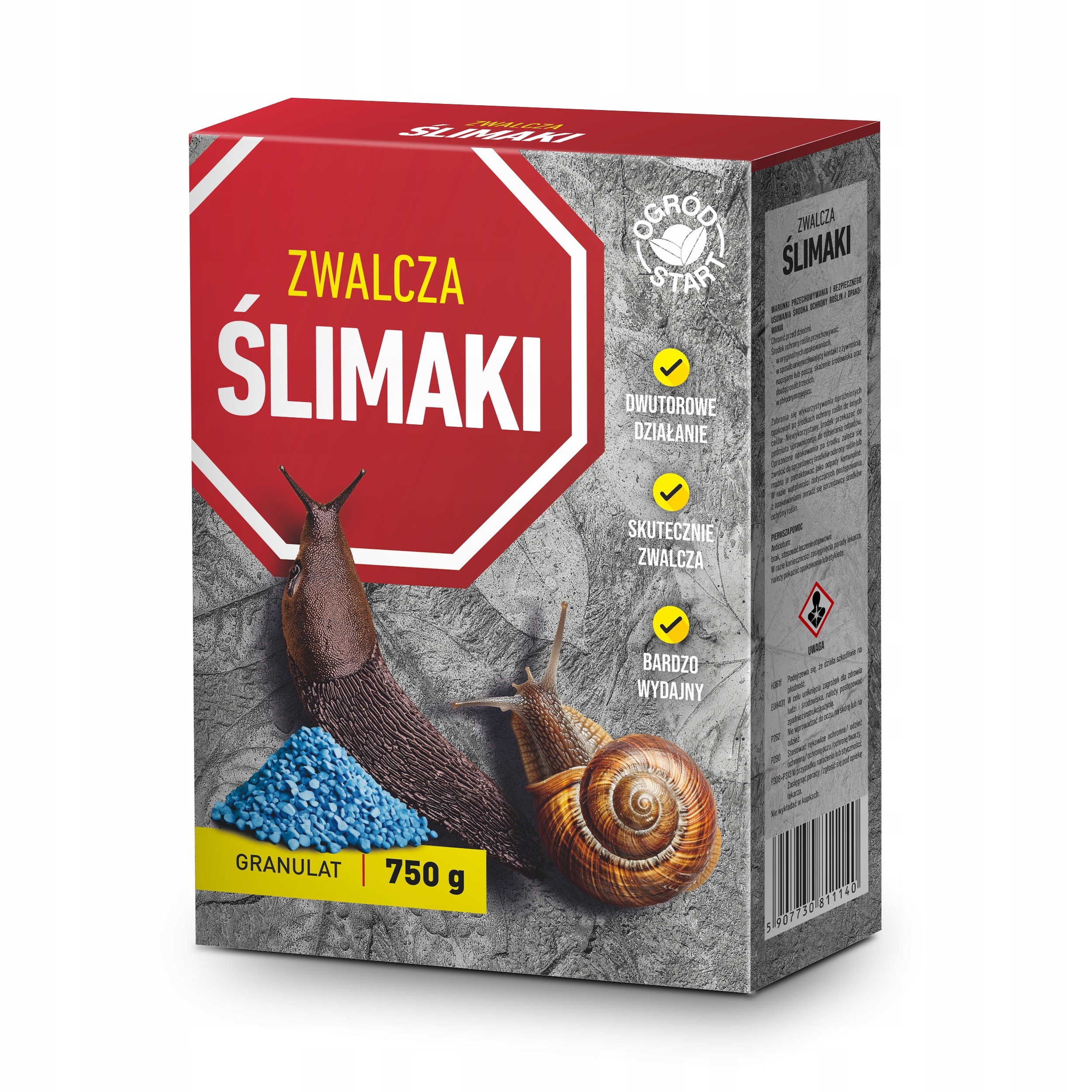 Ogród Start Limgol 5 GB granulės nuo šliužų ir sraigių 750 g sezoninei augalų priežiūrai belsilt Ogród Start Limgol 5 GB granulės nuo šliužų ir sraigių 750 g sezoninei augalų priežiūrai