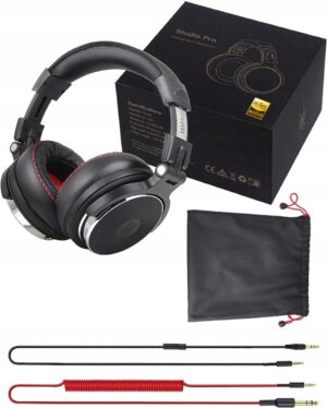 OneOdio Pro50 laidinės ausinės Studijinės 50mm Dual Jack DJ 35  635 mm  USB kabelis