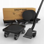 ONEON baldų perstūmimo rinkinys su 4 platformomis iki 220 kg