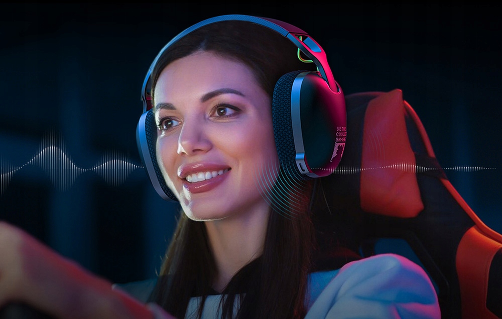 ONIKUMA B2 belaidės prekės ausinės Žaidimų 7.1 siųstuvas 2.4GHz BT 5.3 USB