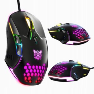 ONIKUMA CW902 Pelė laidinė Pelė Žaidimų USB Sensor Optinis RGB  USB kabelis