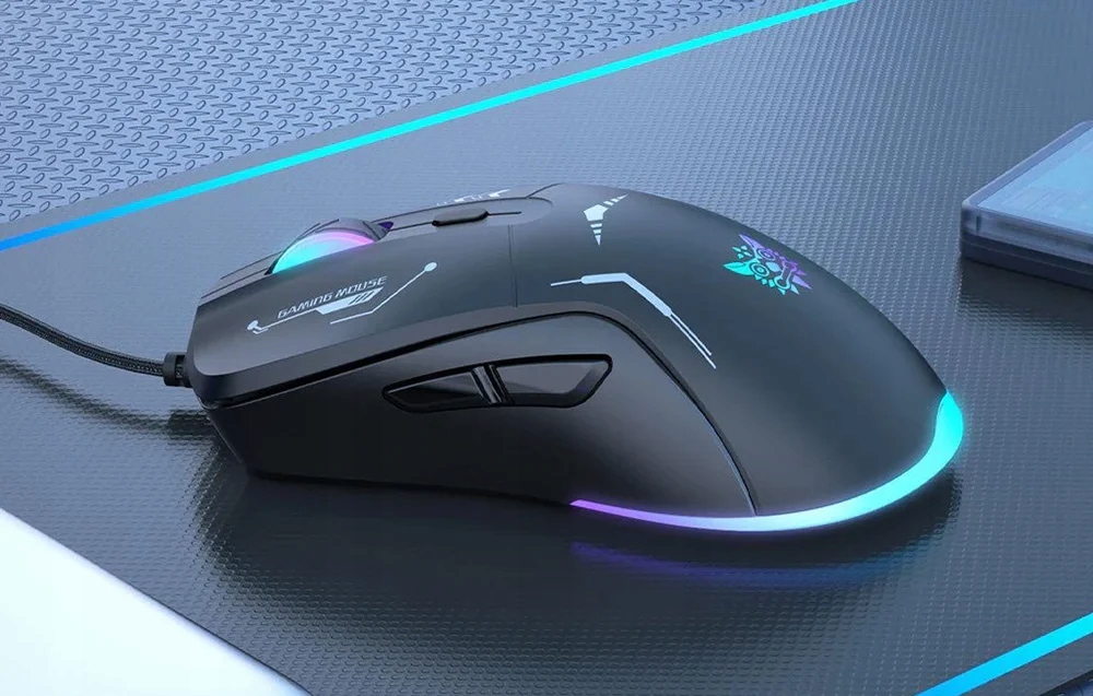 ONIKUMA CW917 Pelė Žaidimų laidinė 3600 Dpi RGB 6 Mygtukai juoda USB kabelis belsilt ONIKUMA CW917 Pelė Žaidimų laidinė 3600 Dpi RGB 6 Mygtukai juoda USB kabelis