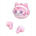ONIKUMA TX603 ausinės Į ausis dedamos belaidės prekės Bluetooth 5.4 Enc rožiniai