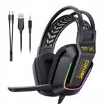 ONIKUMA X13 laidinės ausinės Žaidimų RGB mikrofonas 50mm Jack 35 USB belsilt ONIKUMA X13 laidinės ausinės Žaidimų RGB mikrofonas 50mm Jack 35 USB