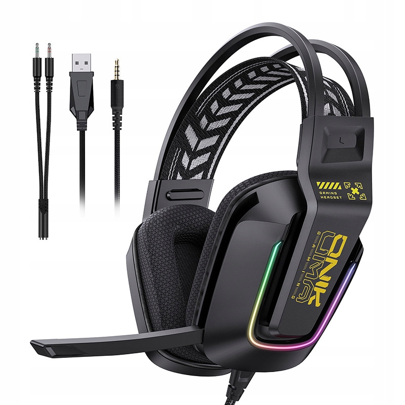 ONIKUMA X13 laidinės ausinės Žaidimų RGB mikrofonas 50mm Jack 35 USB belsilt ONIKUMA X13 laidinės ausinės Žaidimų RGB mikrofonas 50mm Jack 35 USB