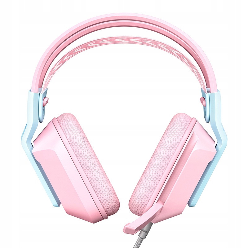 ONIKUMA X13 laidinės ausinės Žaidimų RGB mikrofonas Jack 35 USB rožiniai belsilt ONIKUMA X13 laidinės ausinės Žaidimų RGB mikrofonas Jack 35 USB rožiniai