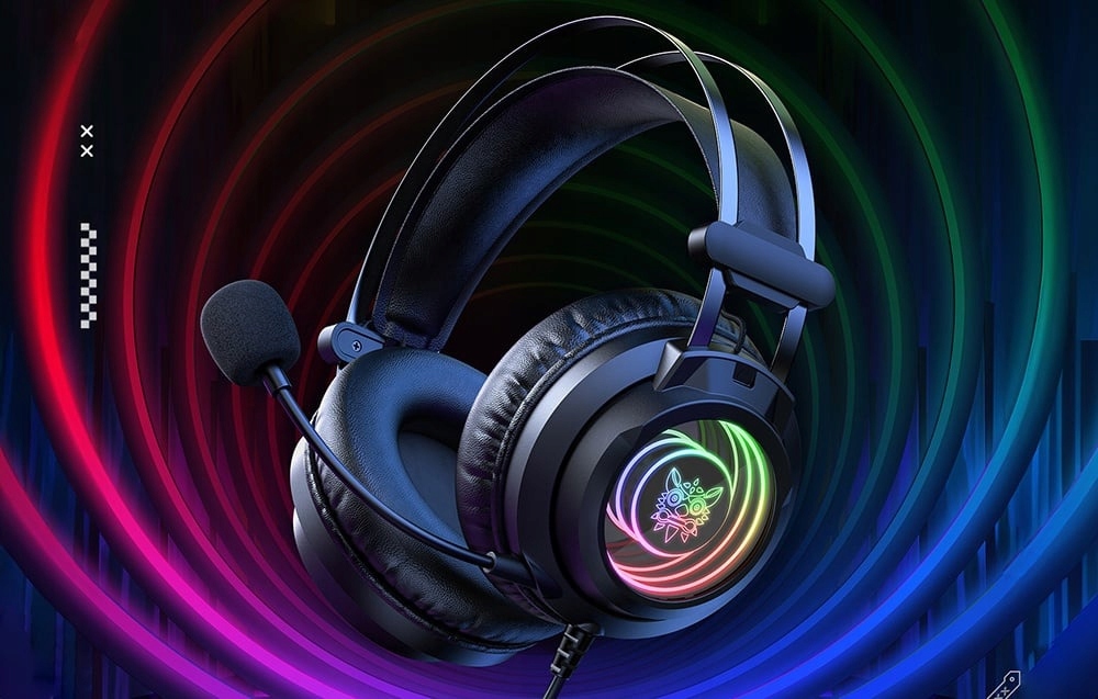 ONIKUMA X80 ausinės Žaidimų RGB Mažinimas triukšmo skirta Transliavimo USB belsilt ONIKUMA X80 ausinės Žaidimų RGB Mažinimas triukšmo skirta Transliavimo USB