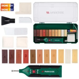 PARKSIDE laminato ir parketo remonto rinkinys su vaško lydytuvu