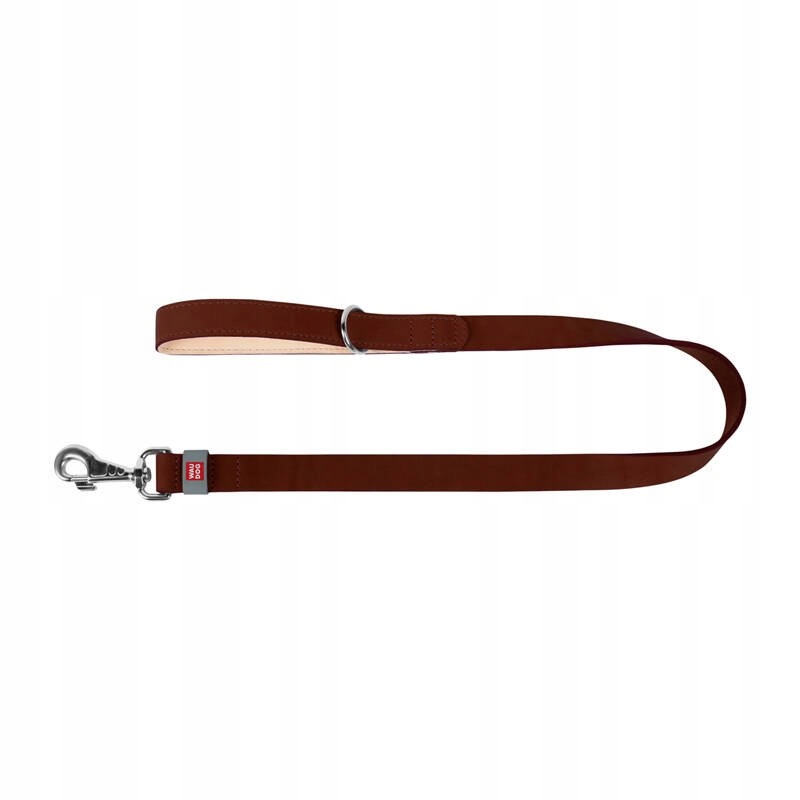 Pavadėlis skirta šuns su natūralios odos Waudog plotis. 14 mm, ilgis 122 cm ruda