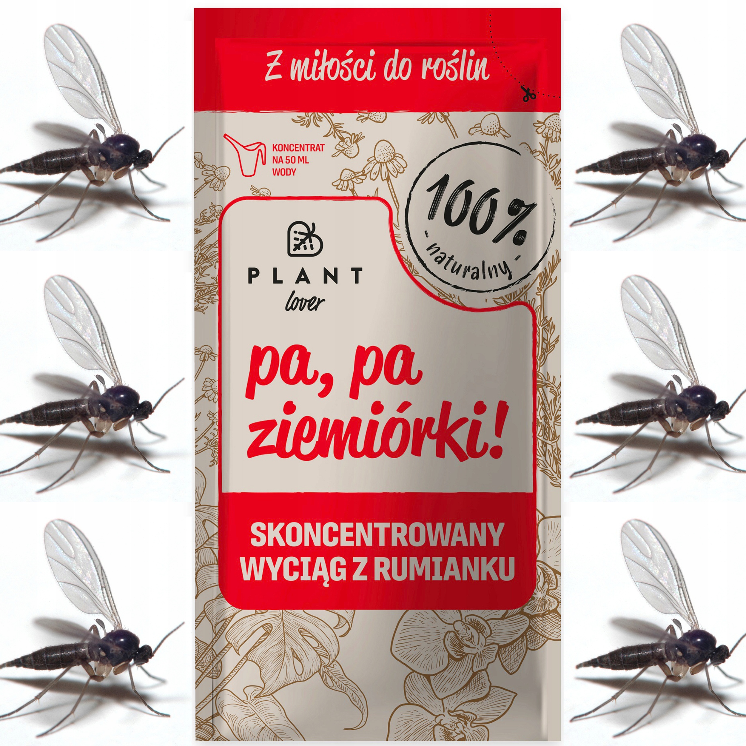 Plant Lover ramunėlių koncentratas nuo dirvos muselių lervų 50 ml belsilt Plant Lover ramunėlių koncentratas nuo dirvos muselių lervų 50 ml