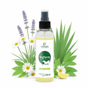 Pokusa GreenLine BugSpray natūralus purškalas nuo erkių šunims ir katėms 150 ml