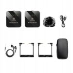 PULUZ belaidis nešiojamas mikrofonas Atlapinis 12Tx+ 1 Rx 24Ghz 300Mah belsilt PULUZ belaidis nešiojamas mikrofonas Atlapinis 12Tx+ 1 Rx 24Ghz 300Mah