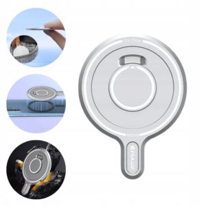 PULUZ PU710S magnetinis telefono laikiklis Insta360 Flow stabilizatoriui pilkas