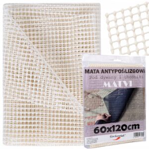 PVC neslystantis tinklelis po kilimu 60 × 120 cm kreminis 3 mm