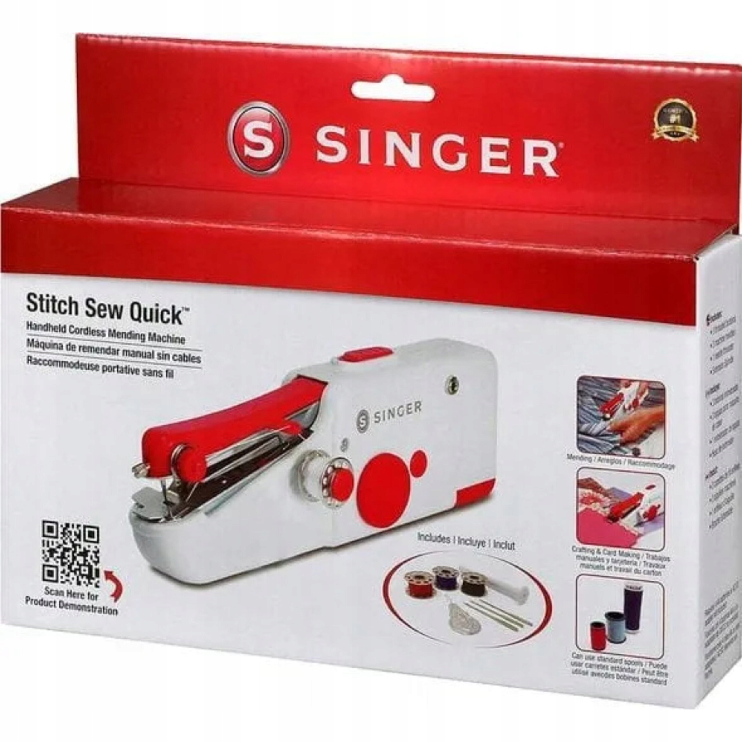 Rankinė mini siuvimo mašina SINGER 5587, 1 dygsnis