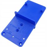 Reguliuojamas baldinių vyrių montavimo ir žymėjimo šablonas 85 × 40 mm
