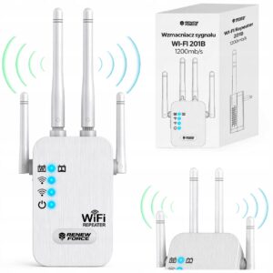 Renew Force dviejų dažnių WiFi stiprintuvas 1200 Mbps 245 GHz su WPS